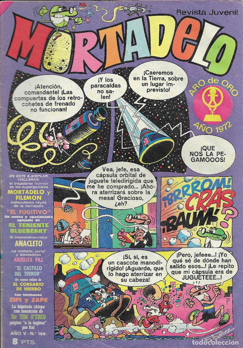 Tebeos: Revista Juvenil MORTADELO. N&ordm; 166