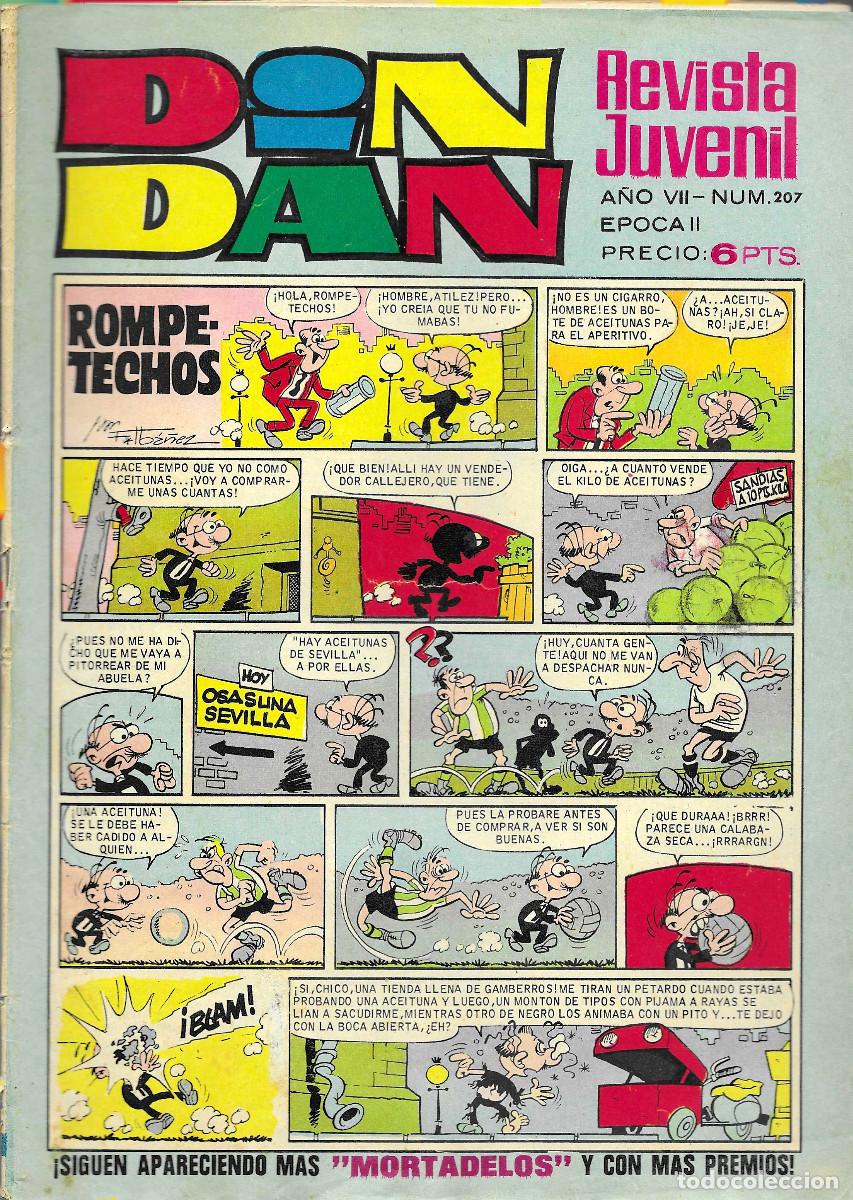 Tebeos: Revista Juvenil DIN DAN. N&ordm; 207