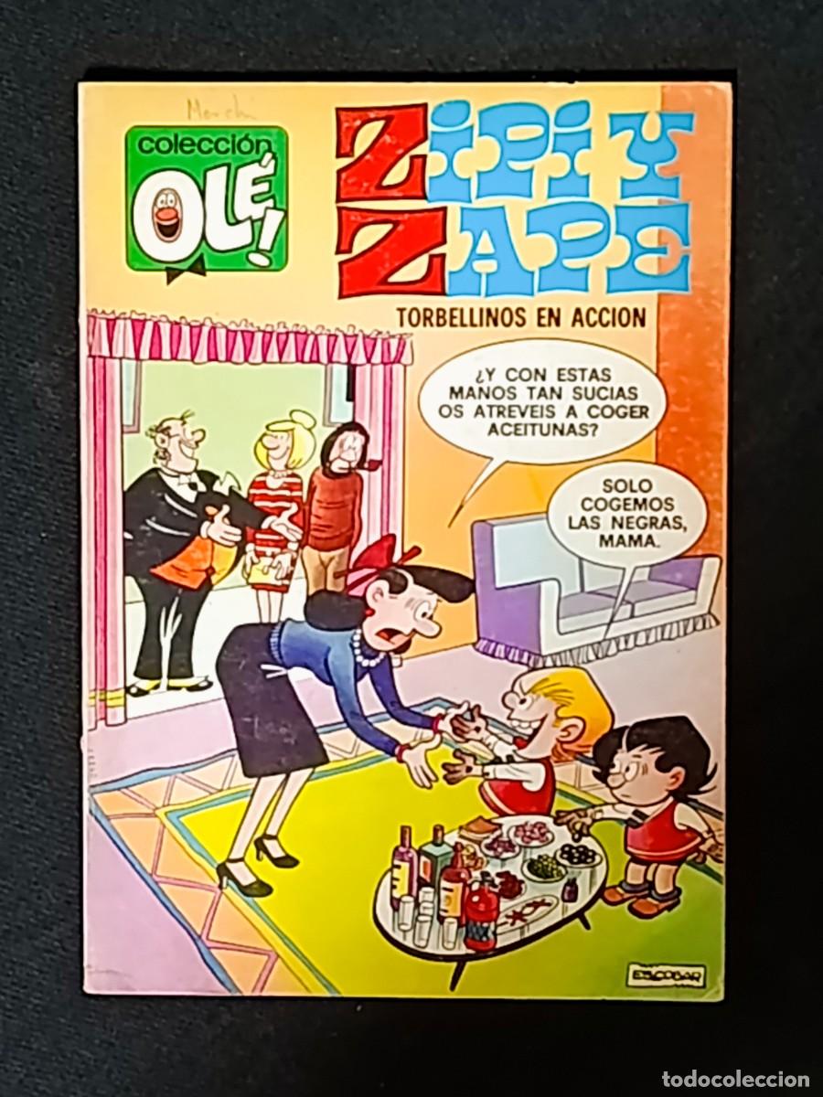 Tebeos: COLECCI&Oacute;N OLE, ZIPI Y ZAPE, TORBELLINOS EN ACCION, 1&ordm; EDICION, BRUGERA, A&Ntilde;O 1977, BUEN ESTADO.