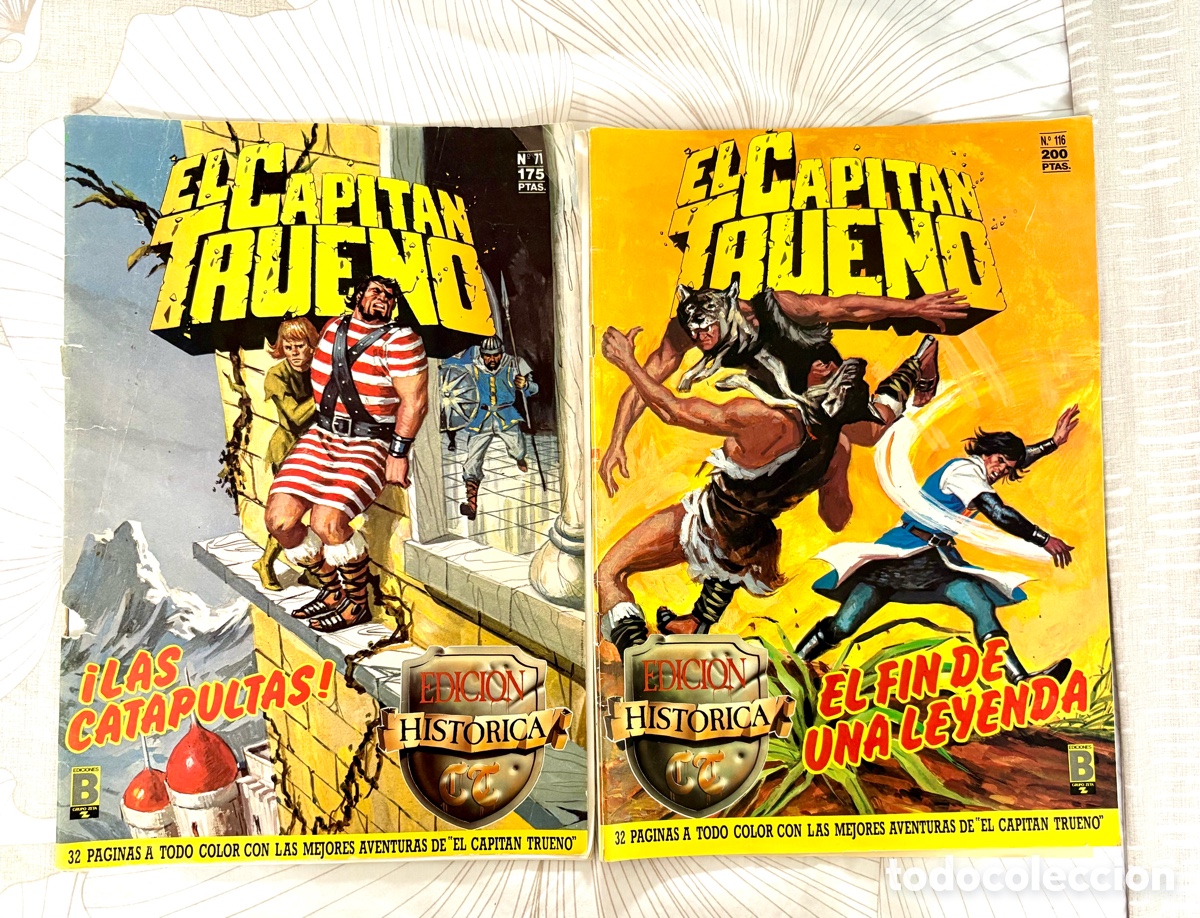 Tebeos: Lote 2 C&oacute;mics El Capit&aacute;n Trueno - N&uacute;meros 71 y 116 (Edici&oacute;n Hist&oacute;rica)