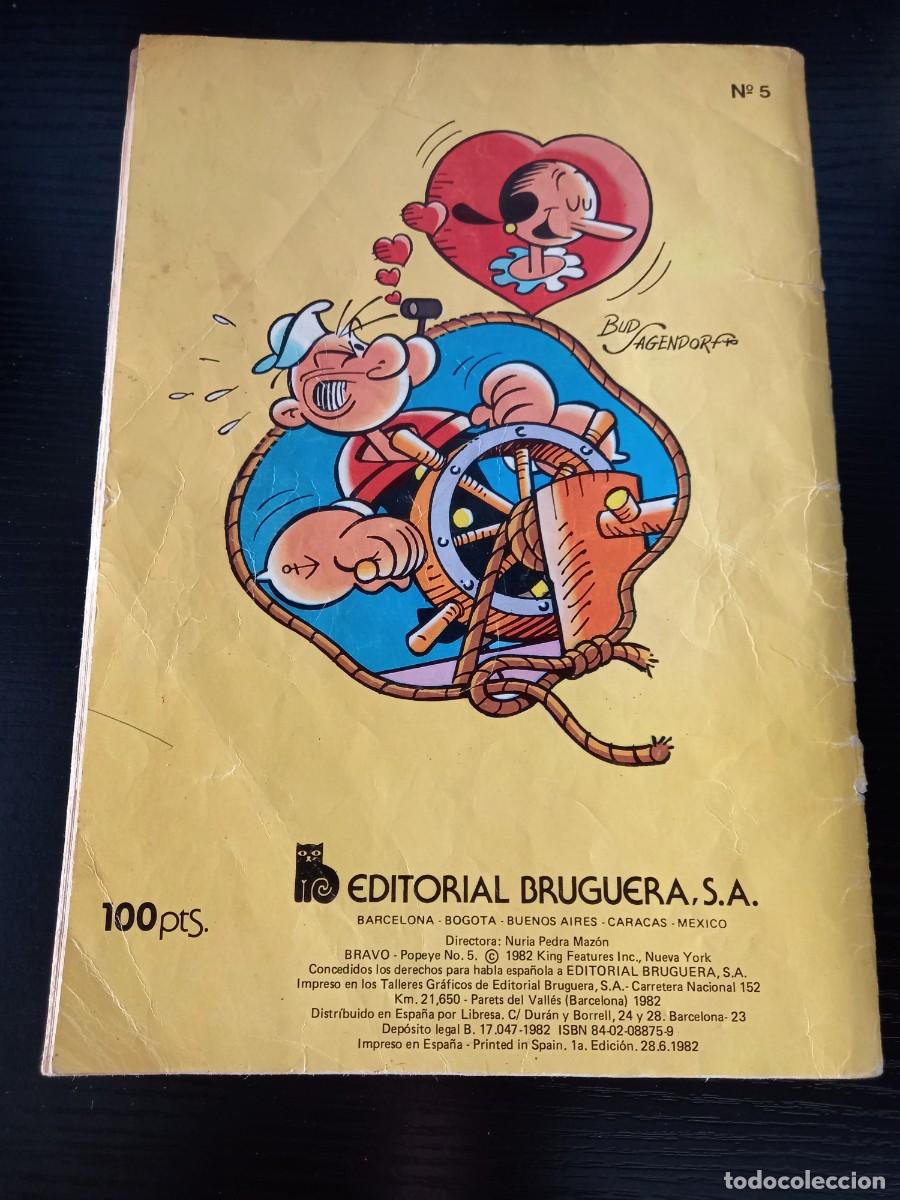Tebeos: Popeye n&ordm; 5 Colecci&oacute;n Bravo - Foto 2