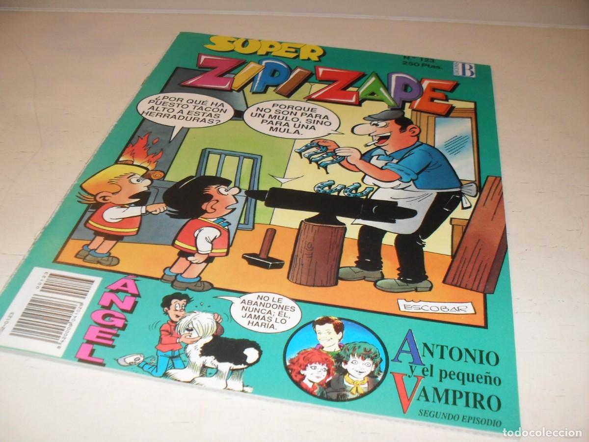 Tebeos: SUPER ZIPI Y ZAPE N&ordm; 123,EN CONTRAPORTADA PUBLICIDAD DE PINS DE COMIC,DE 144.EDICIONES B,1987