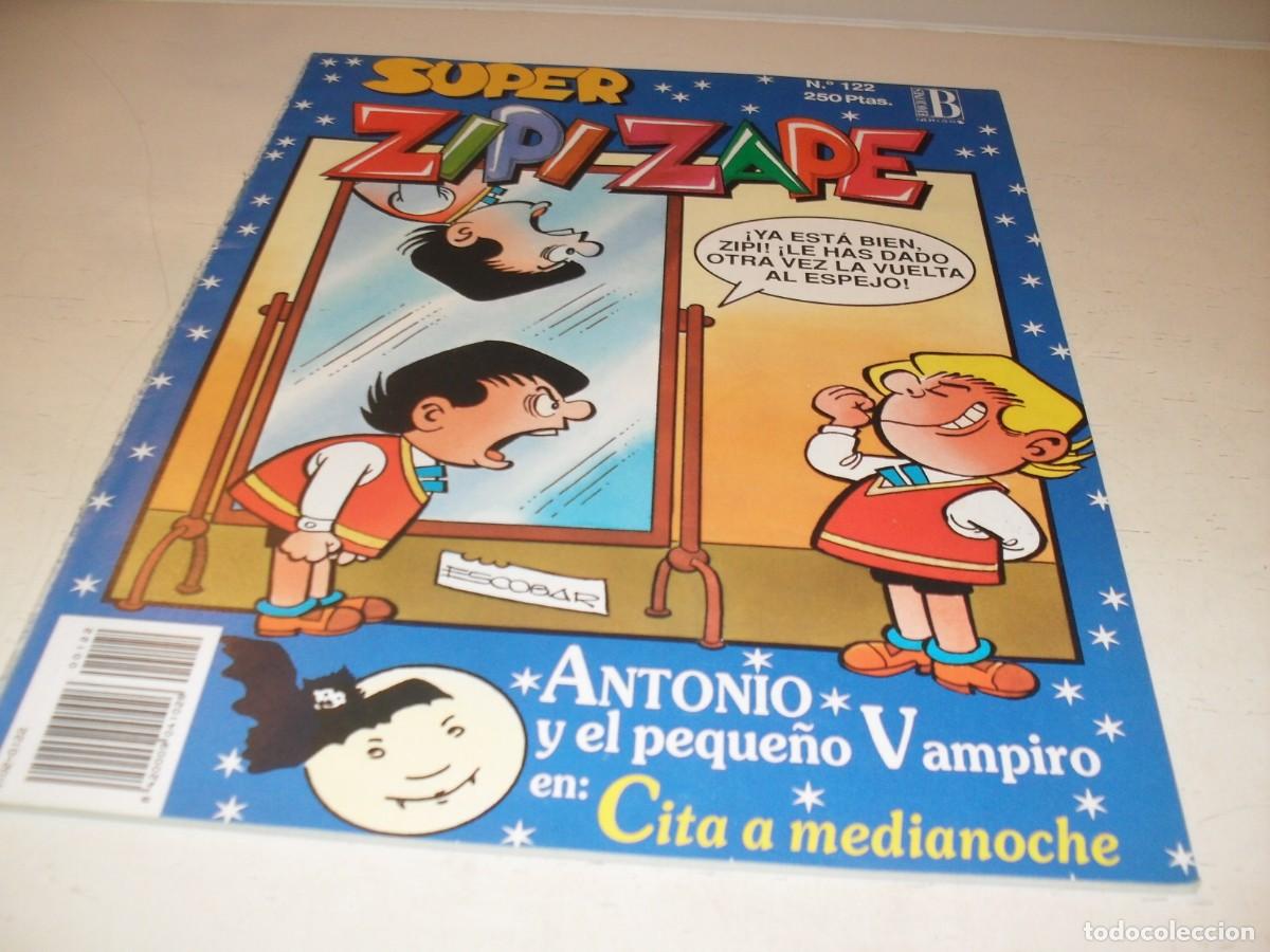 Tebeos: SUPER ZIPI Y ZAPE N&ordm; 122,CON ANTONIO Y EL PEQUE&Ntilde;O VAMPIRO,DE 144.EDICIONES B,1987