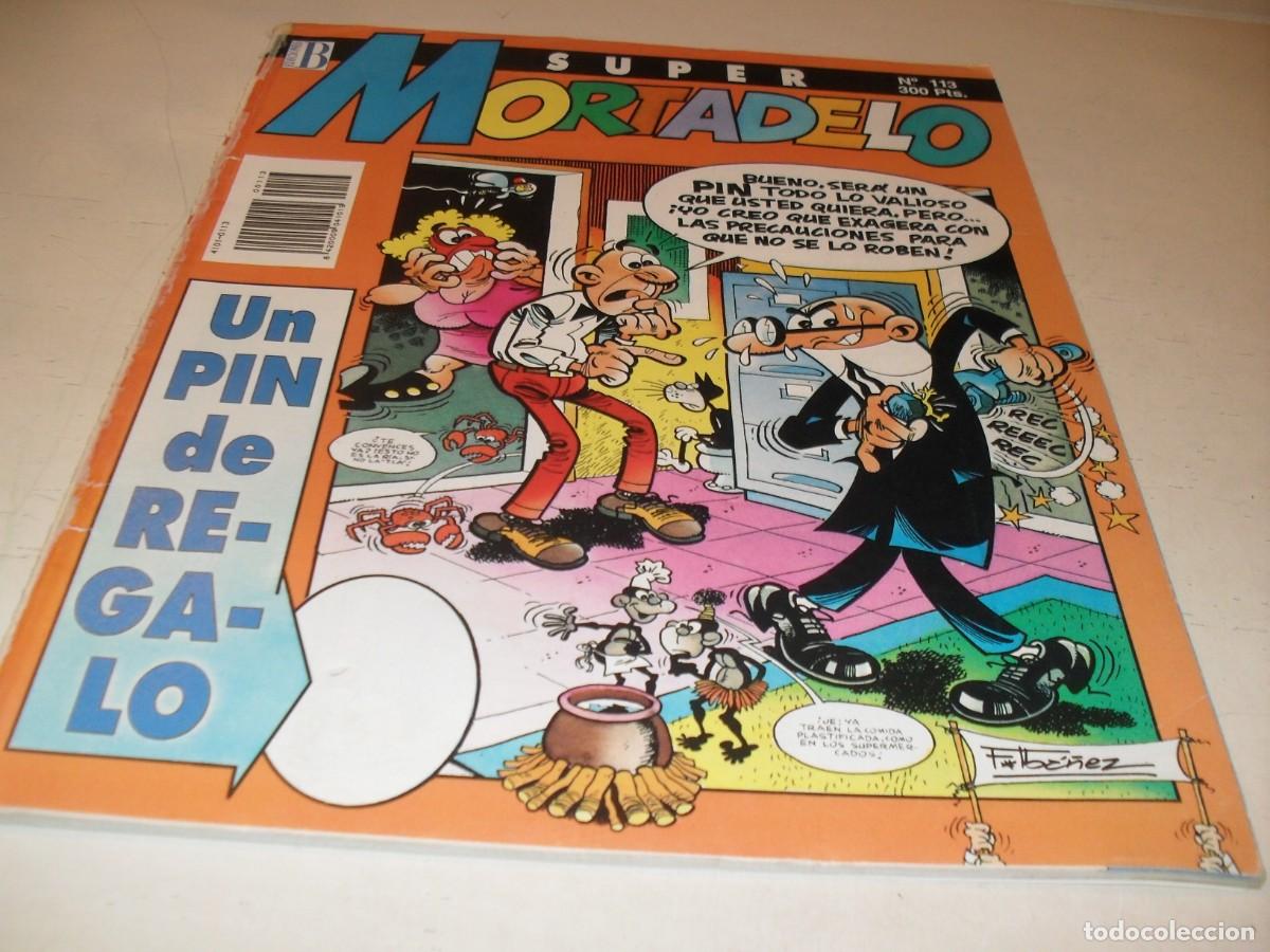 Tebeos: SUPER MORTADELO N&ordm; 113,CON HISTORIETA ESPECIAL 35 ANIVERSARIO,DE 144.EDICIONES B,1987