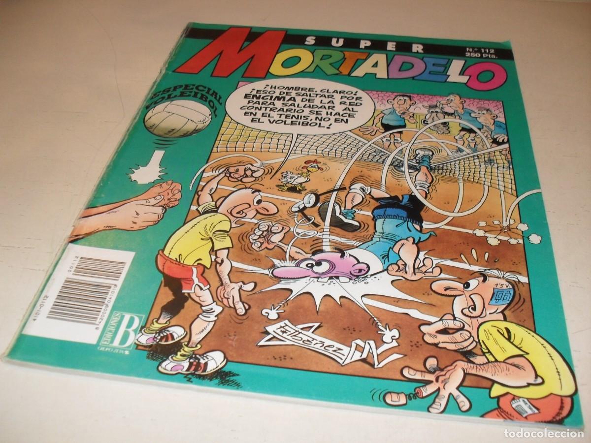 Tebeos: SUPER MORTADELO N&ordm; 112,ESPECIAL VOLEIBOL,DE 144.EDICIONES B,1987