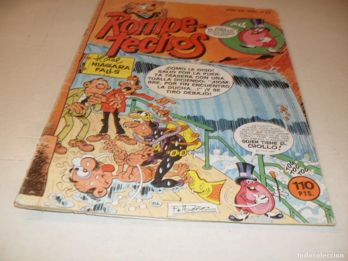 Tebeos: ROMPETECHOS N&ordm; 42,ULTIMOS N&ordm;,DE 45,CON POLICIACO GORRION QUE NO VUELA,DE USERO,BRUGUERA,1978