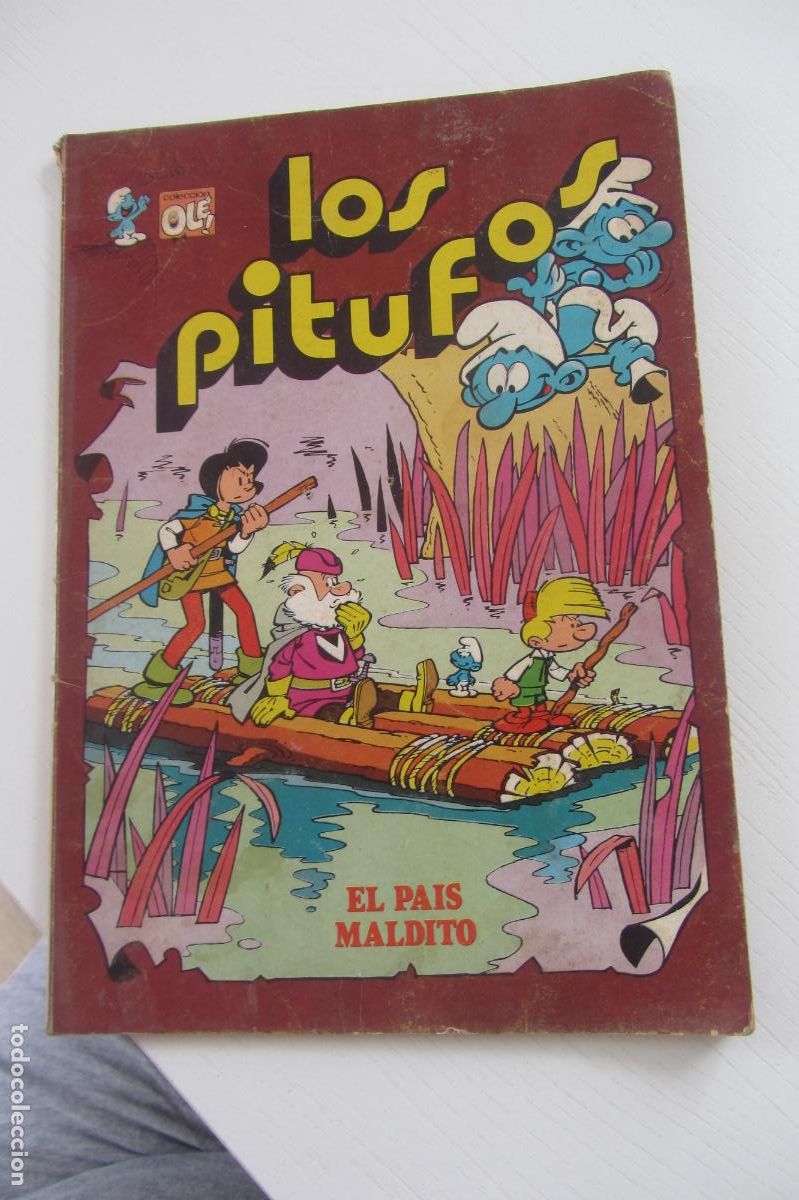 Tebeos: OLE LOS PITUFOS EN EL PAIS MALDITO DEL A&Ntilde;O 1983 N&ordm; 14 BRUGUERA arx29