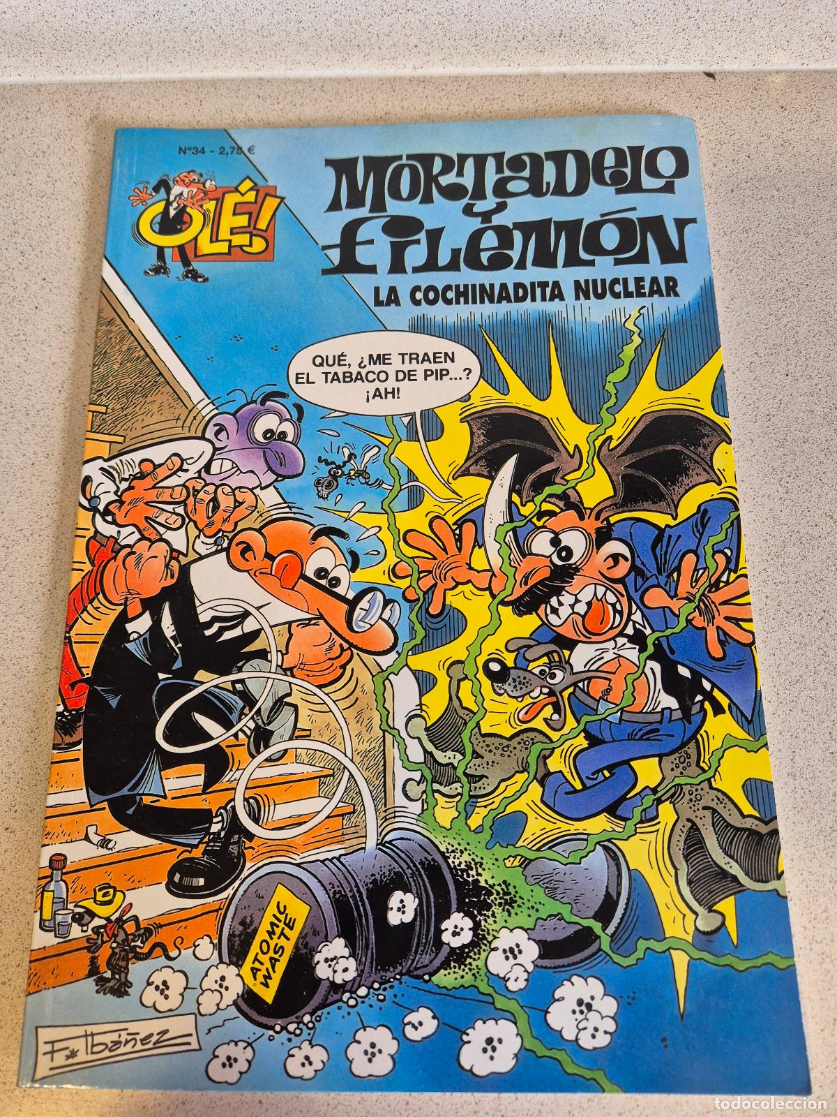 Tebeos: Libro &rdquo;Mortadelo y Filemon: la cochinadita nuclear&rdquo;
