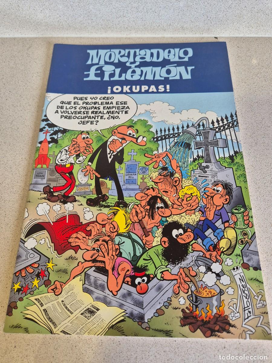 Tebeos: Libro &rdquo;Mortadelo y Filemon: okupas&rdquo;