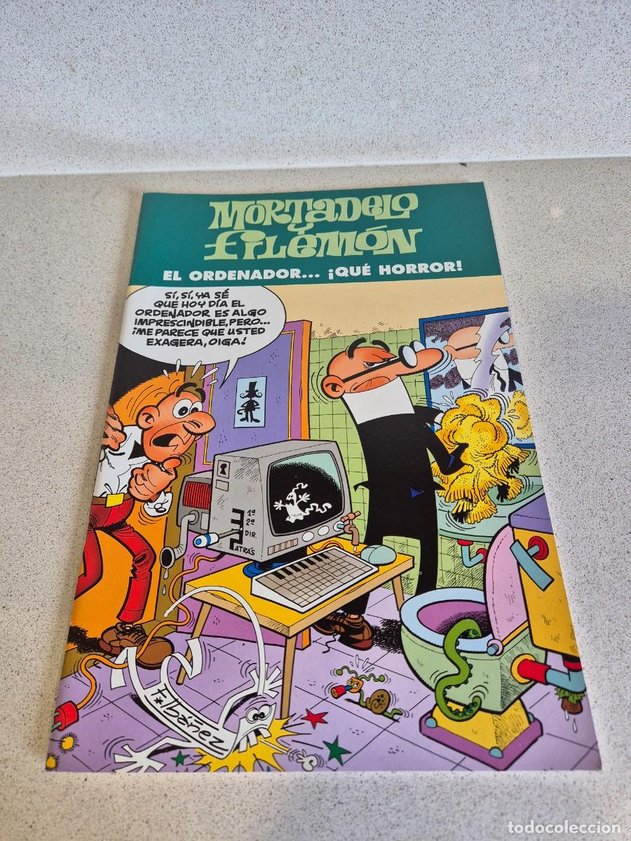 Tebeos: Libro &rdquo;Mortadelo y Filemon: el ordenador...que horror&rdquo;