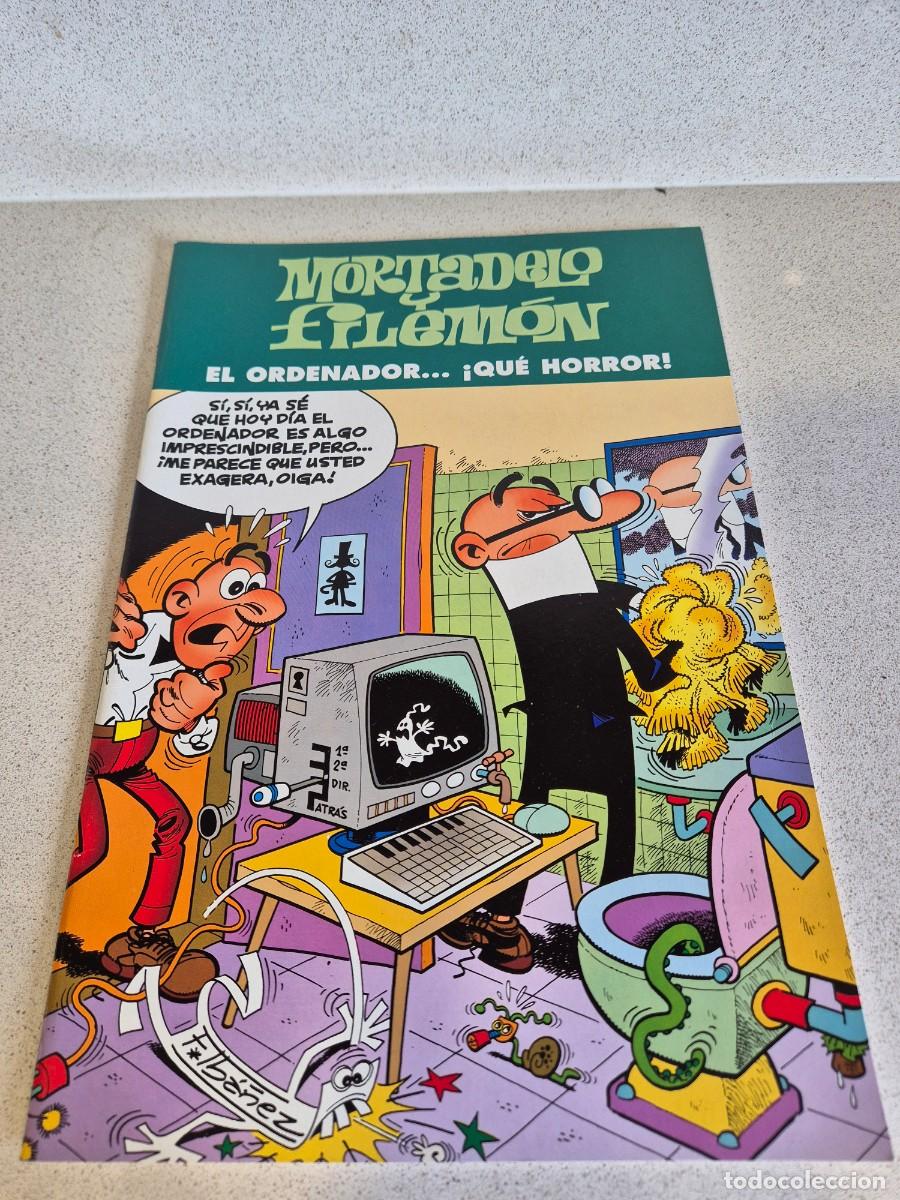 Tebeos: Libro &rdquo;Mortadelo y Filemon: el ordenador...que horror&rdquo;