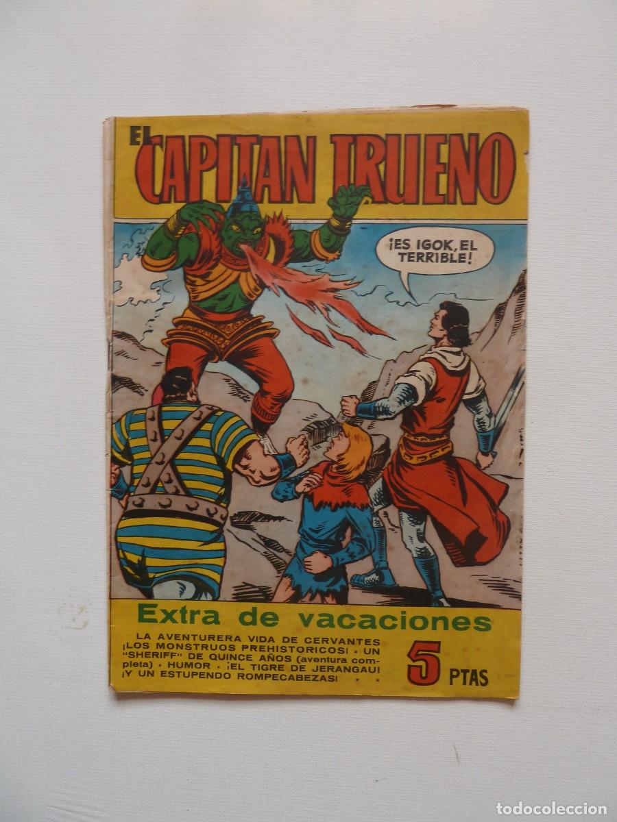 Tebeos: CAPITAN TRUENO EXTRA VACACIONES 1958, ORIGINAL BRUGUERA