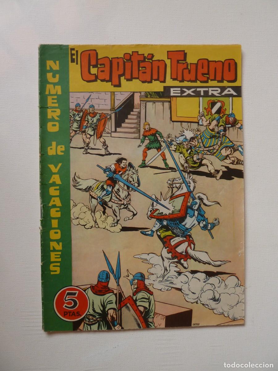 Tebeos: CAPITAN TRUENO EXTRA VACACIONES 1962, ORIGINAL BRUGUERA