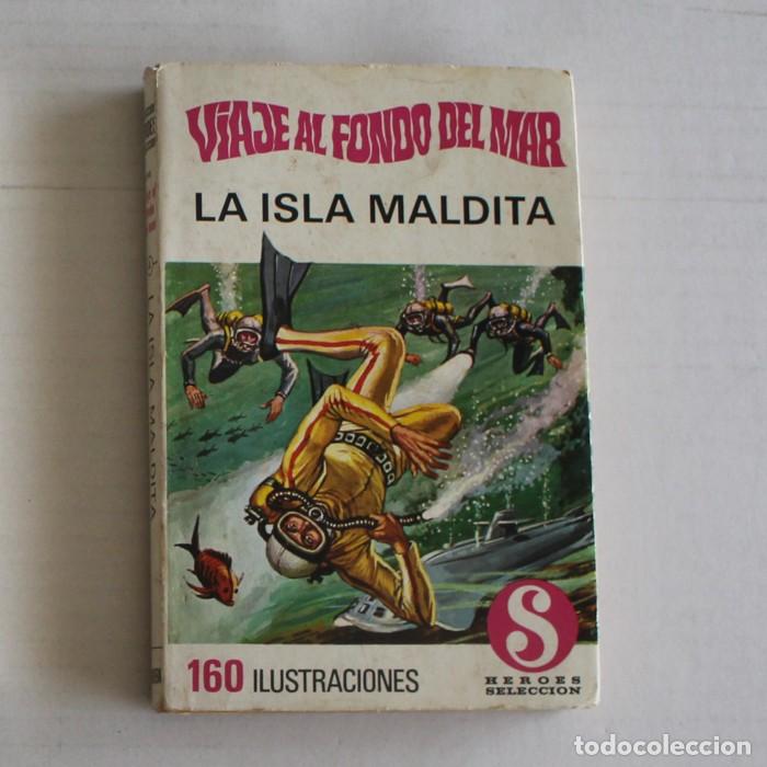 Tebeos: COLECCI&Oacute;N HEROES SELECCI&Oacute;N SERIE VIAJE AL FONDO DEL MAR 4 LA ISLA MALDITA. BRUGUERA 1972