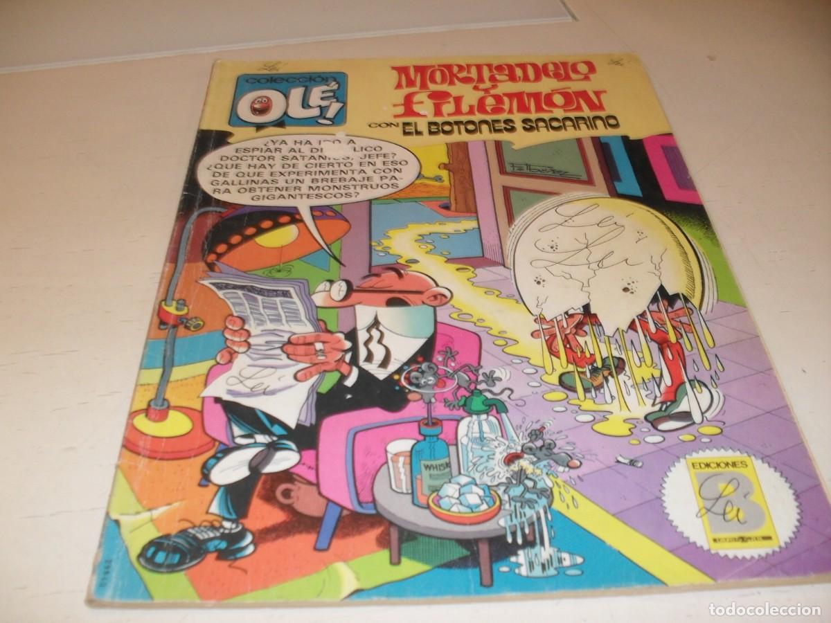 Tebeos: OLE N&ordm; 232,MORTADELO,Y BOTONES SACARINO,AVENTURAS APOCRIFAS,2&ordf; EDICION.DE 417.EDICIONES B,1987
