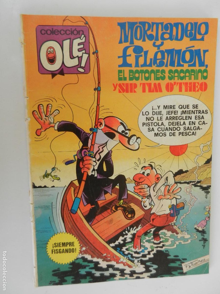 Tebeos: MORTADELO Y FILEMON , EL BOTONES SACARINO Y SIR TIM O'THEO - SIEMPRE FISGANDO - N&ordm; 171 - 1&ordf; EDC 1979