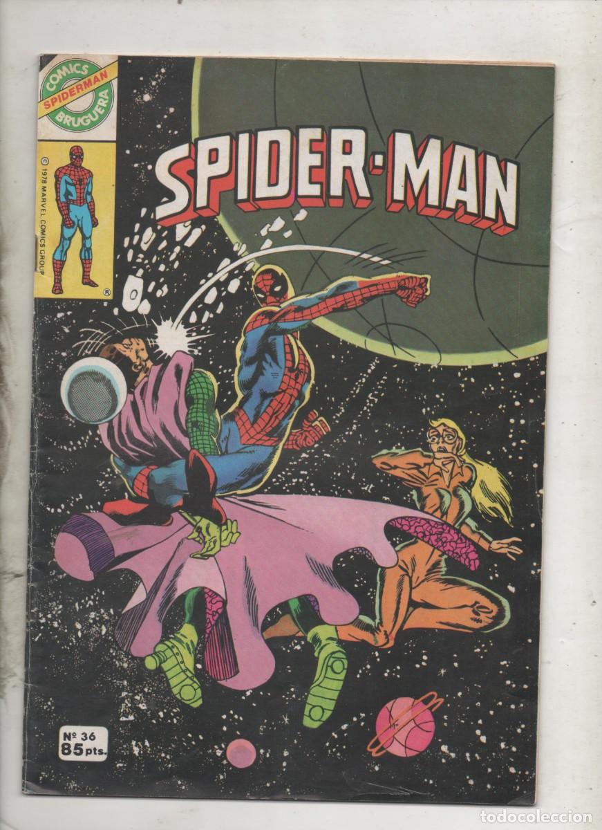 Tebeos: SPIDERMAN EL HOMBRE ARA&Ntilde;A N&ordm; 36 . BRUGUERA - c6