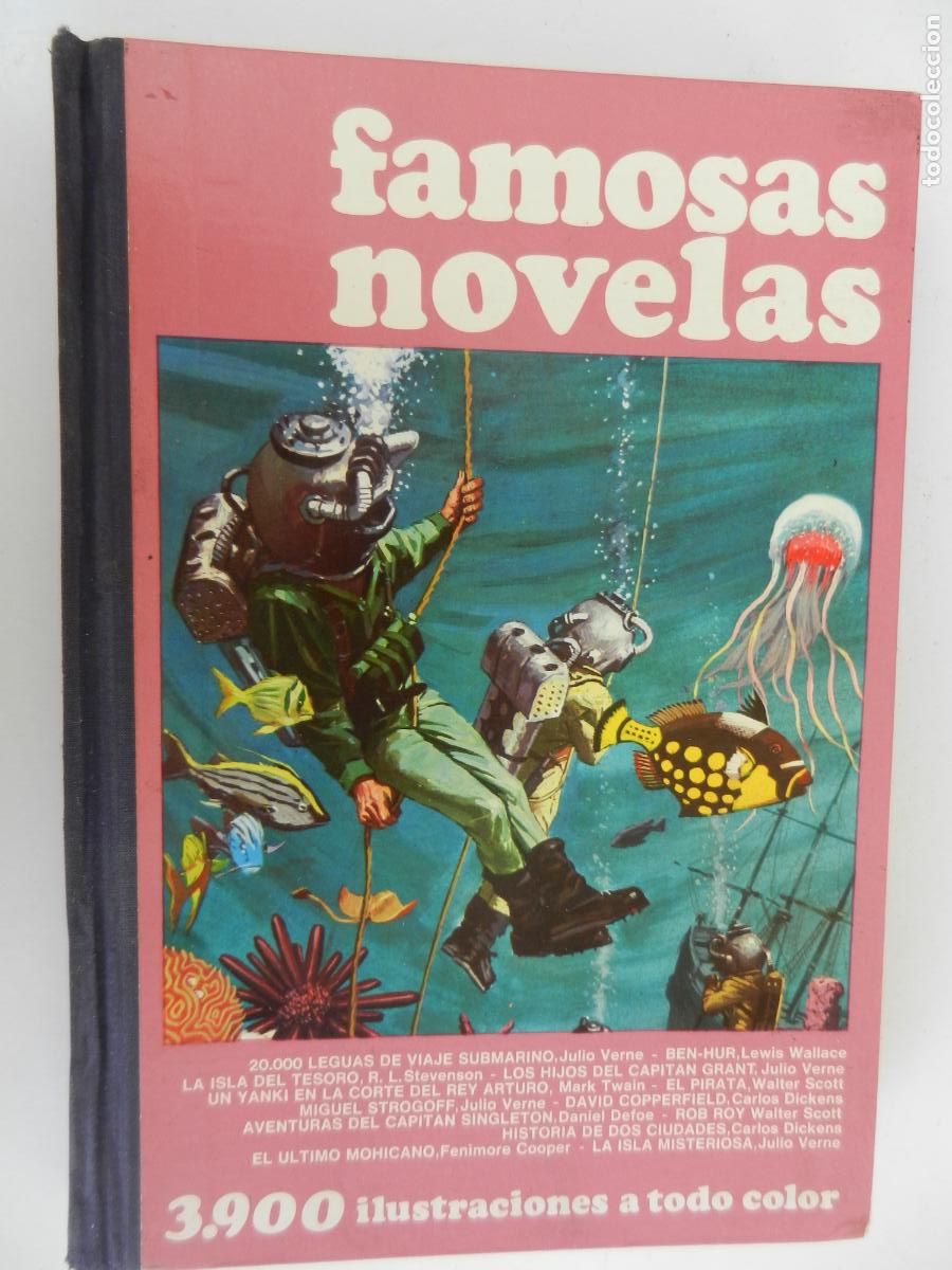 Tebeos: FAMOSAS NOVELAS - 3900 ILUSTRACIONES A TODO COLOR - VOL I - BRUGUERA 1970