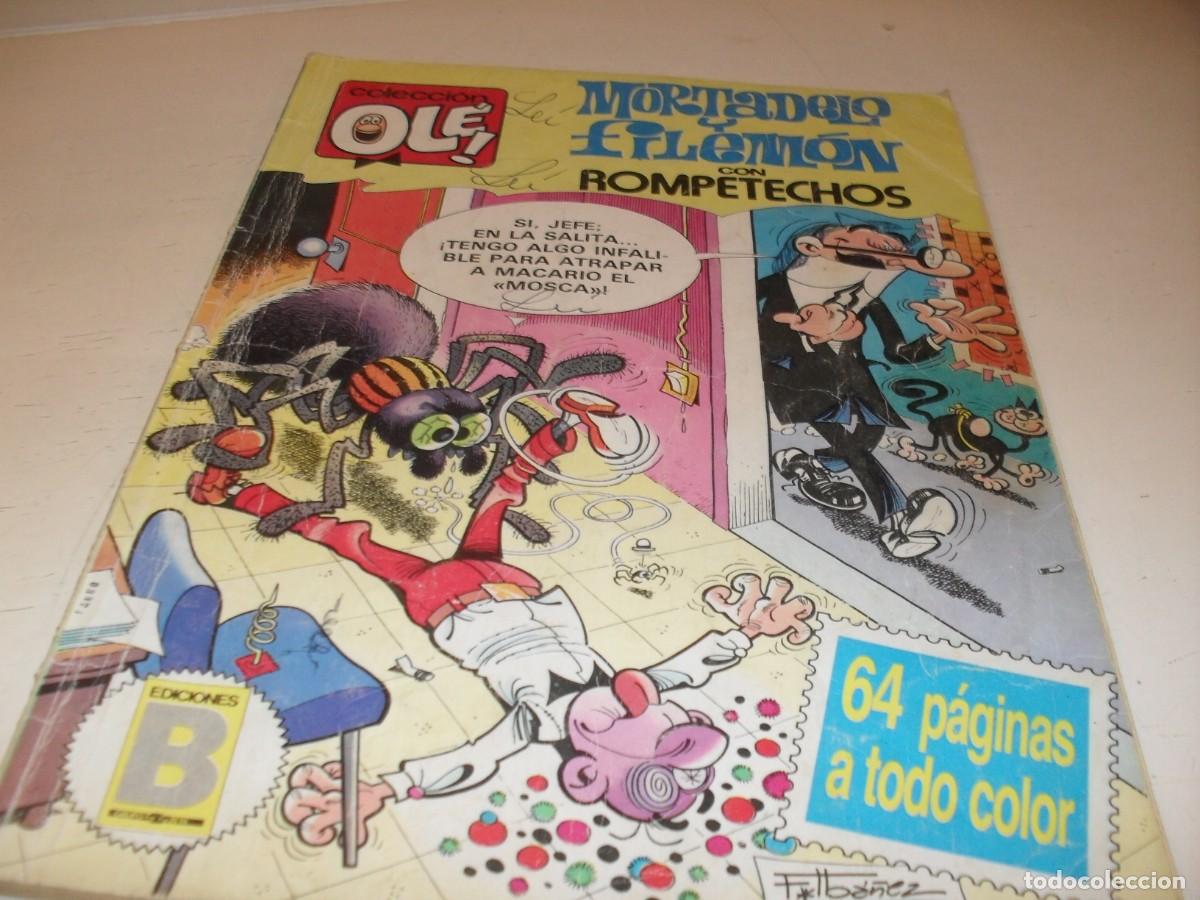 Tebeos: OLE N&ordm; 274,MORTADELO,Y ROMPETECHOS,CON,CON AVENTURAS APOCRIFAS,1&ordf; EDICION.DE 417.EDICIONES B,1987