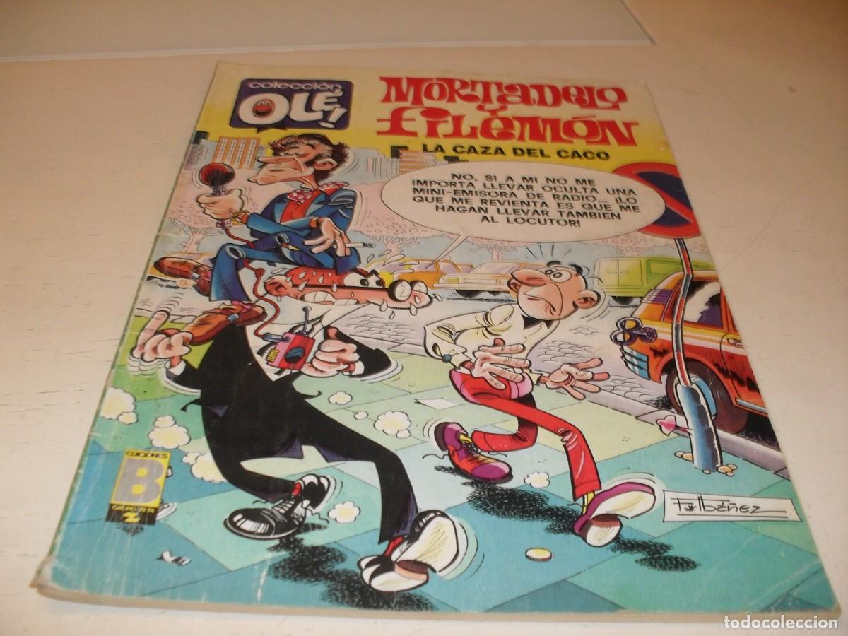 Tebeos: OLE N&ordm; 144.,MORTADELO,LA CAZA DEL CACO,1&ordf; EDICION.DE 417.EDICIONES B,1987
