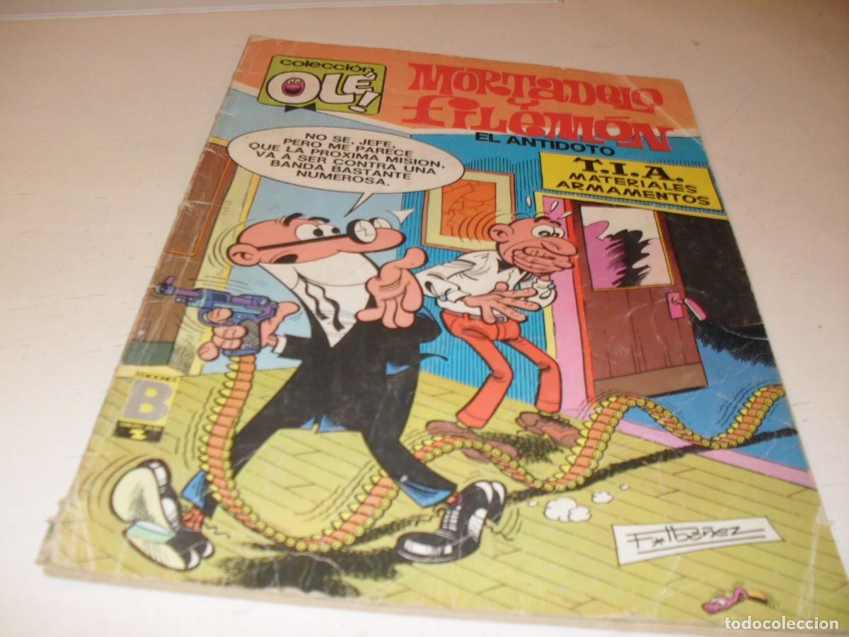 Tebeos: OLE N&ordm; 100,MORTADELO,EL ANTIDOTO,1&ordf; EDICION.DE 417.EDICIONES B,1987