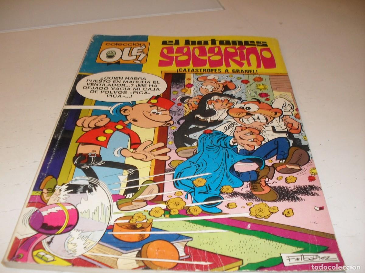 Tebeos: OLE 80,EL BOTONES SACARINO,CATASTROFES A GRANEL,1&ordf; EDICION,CON N&ordm; EN LOMO,DE 316.BRUGUERA,1971