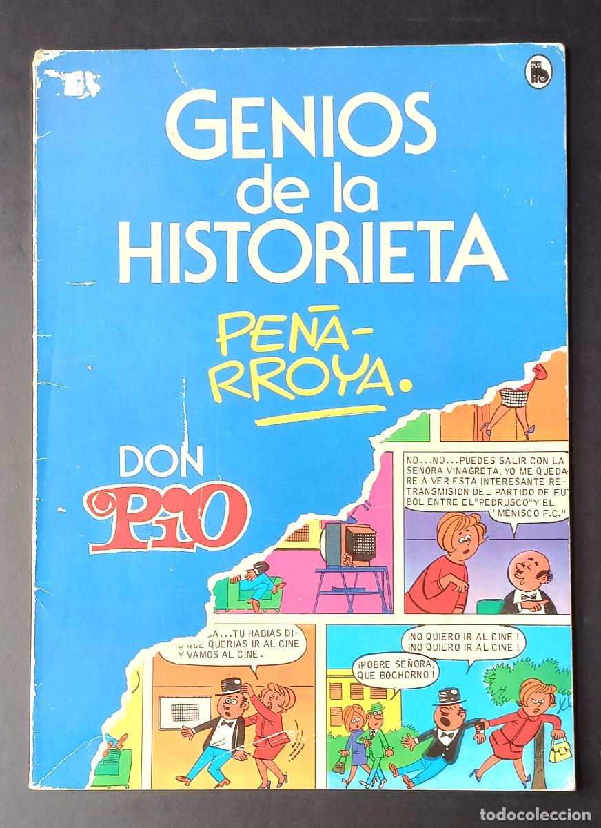 Tebeos: GENIOS DE LA HISTORIETA - PE&Ntilde;ARROYA - DON PIO - GENIOS DE LA HISTORIETA N&ordm;2 - ED. BRUGUERA, 1985