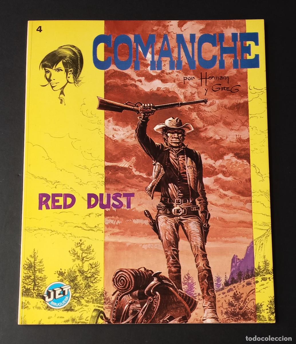 Tebeos: COMANCHE, RED DUST - HERMANN & GREG - JET N&ordm; 4 - ED. BRUGUERA, 1983
