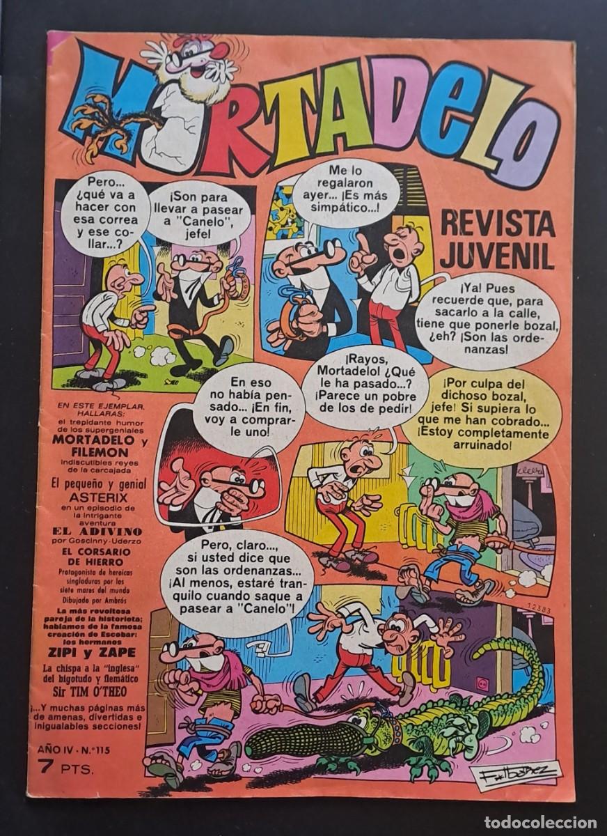 Tebeos: MORTADELO. A&Ntilde;O IV N&ordm; 115 EDITORIAL BRUGUERA, 1973