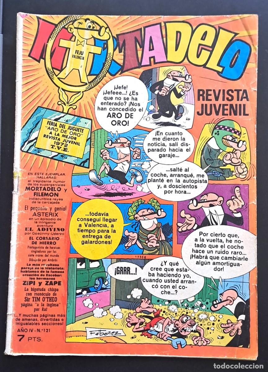 Tebeos: MORTADELO. A&Ntilde;O IV N&ordm; 121 EDITORIAL BRUGUERA, 1973