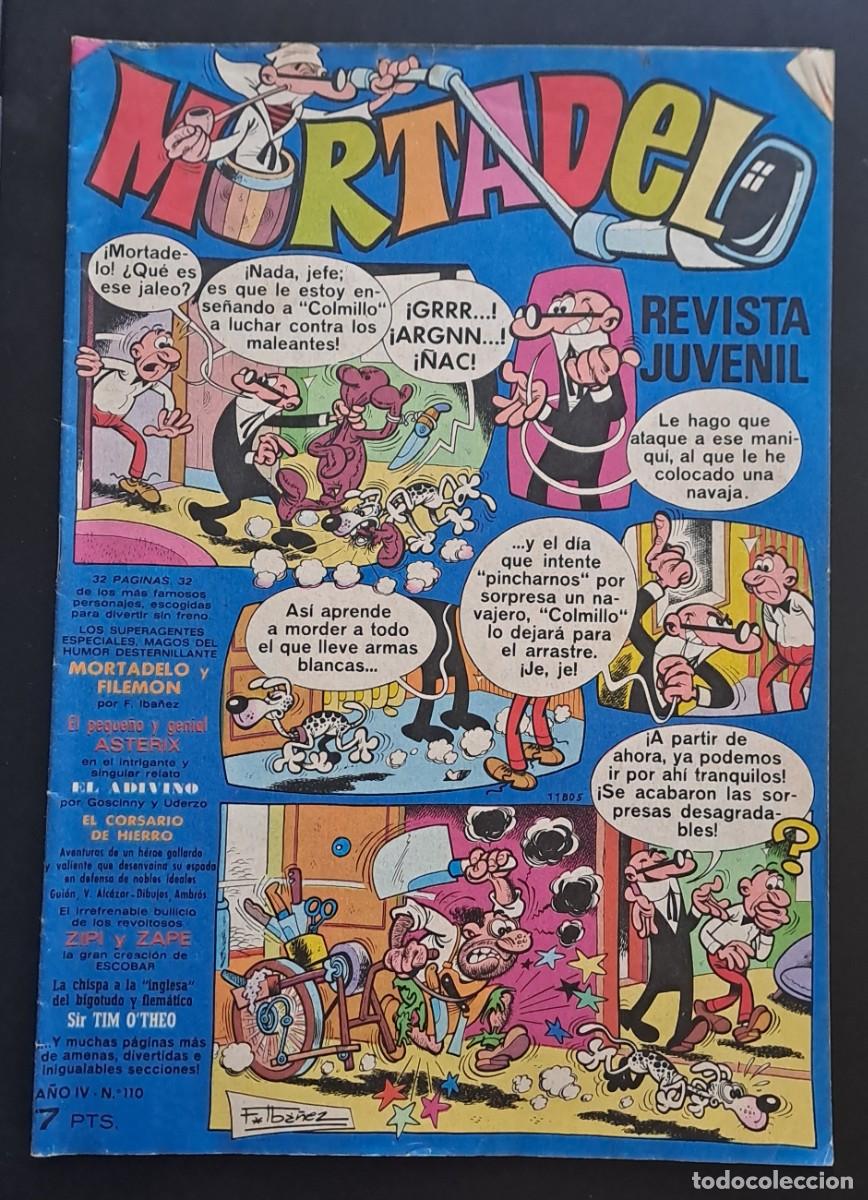 Tebeos: MORTADELO. A&Ntilde;O IV N&ordm; 110 EDITORIAL BRUGUERA, 1973