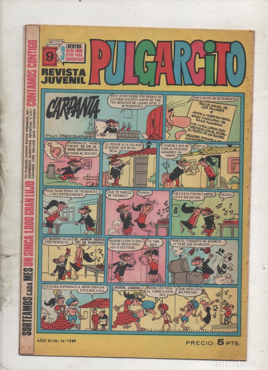 Tebeos: PULGARCITO N&ordm; 1989 -BRUGUERA