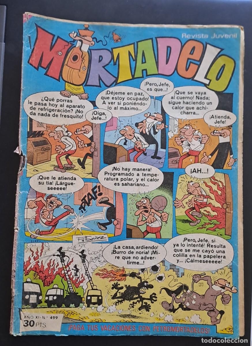 Tebeos: MORTADELO. A&Ntilde;O XI N&ordm; 499 EDITORIAL BRUGUERA 1980