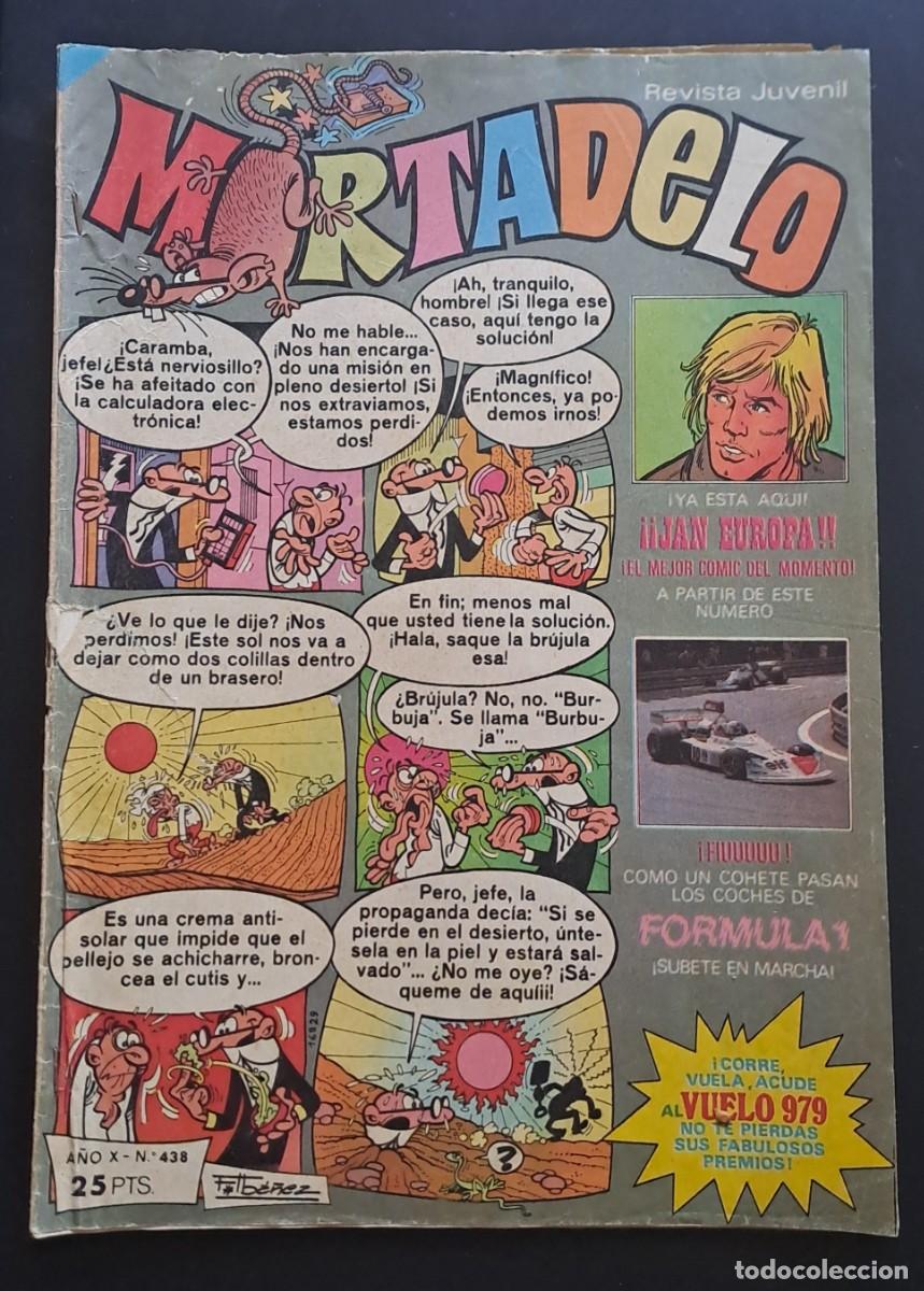 Tebeos: MORTADELO. A&Ntilde;O X N&ordm; 438 EDITORIAL BRUGUERA 1979