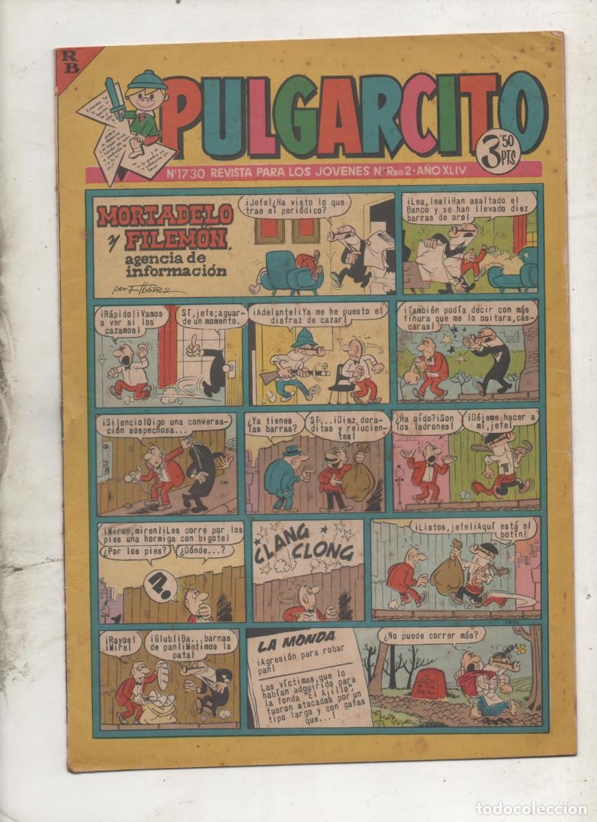 Tebeos: PULGARCITO N&ordm; 1730 -BRUGUERA