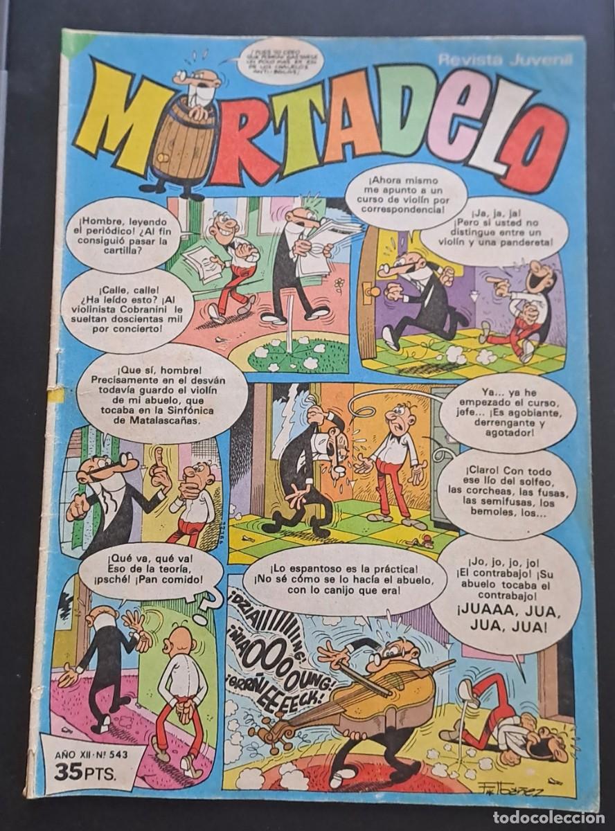 Tebeos: MORTADELO. A&Ntilde;O XII N&ordm; 543 EDITORIAL BRUGUERA 1981