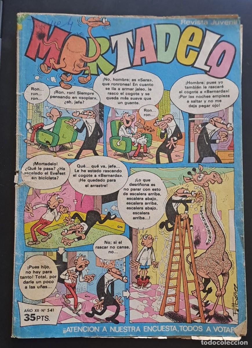 Tebeos: MORTADELO. A&Ntilde;O XII N&ordm; 541 EDITORIAL BRUGUERA 1981