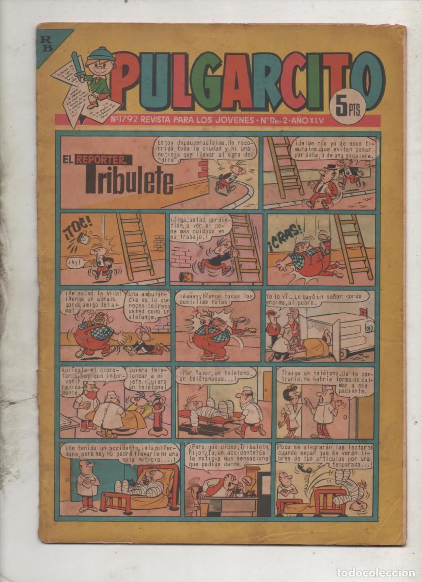 Tebeos: PULGARCITO N&ordm; 1792 -BRUGUERA