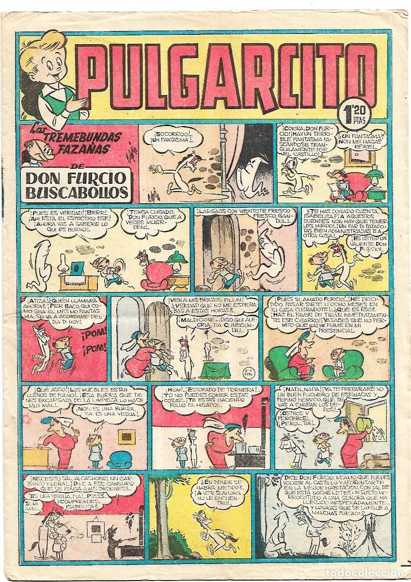 Tebeos: PULGARCITO N&ordm; 233-1&ordm; EN ESTE FORMATO, CABECERA,FIGURA-ORIGINAL BIEN-LEER DESCRIP GASTOS Y VER FOTOS
