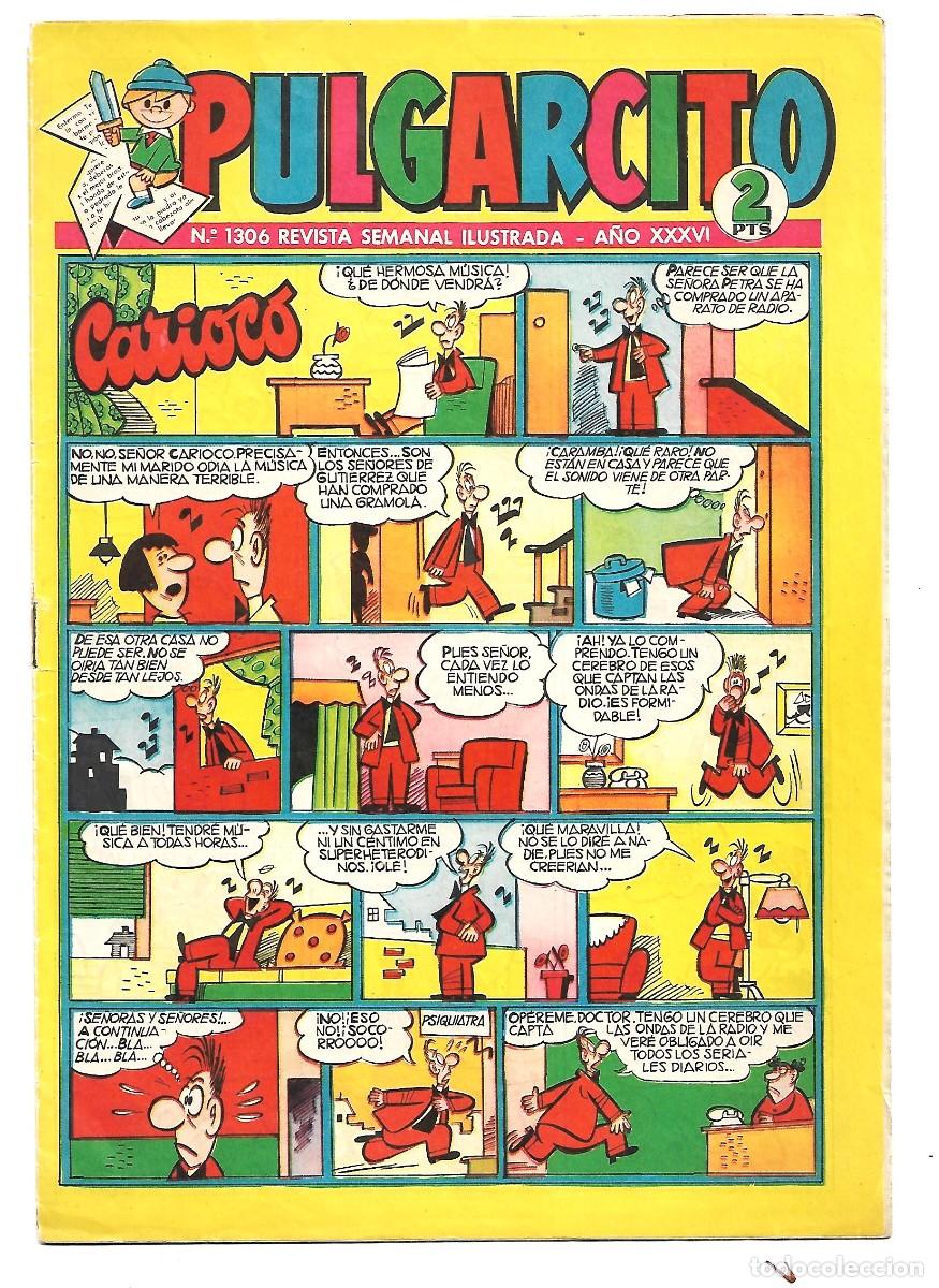 Tebeos: PULGARCITO N&ordm; 1306-1&ordm; EN ESTE FORMATO, CABECERA,HISTORIASCOPIO BIEN-LEER DESCRIP GASTOS Y VER FOTOS