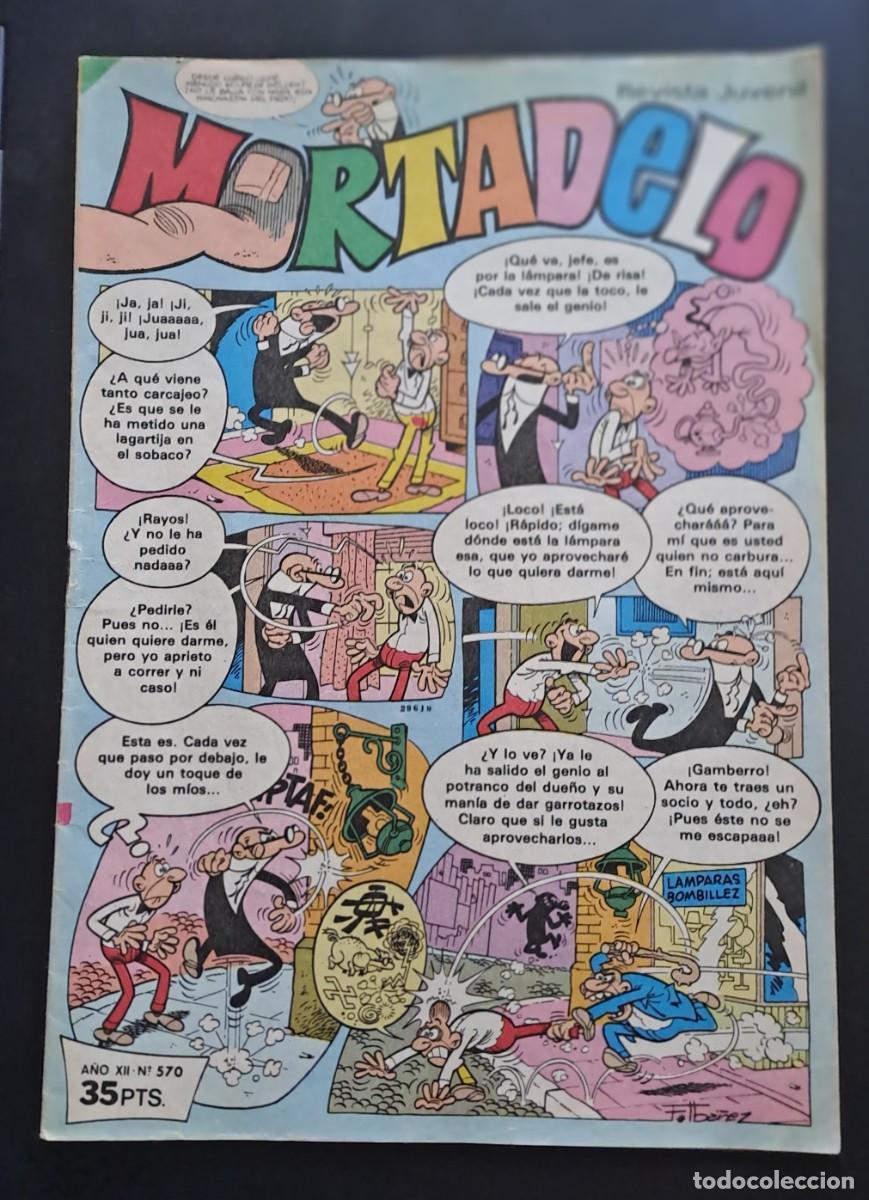Comics: MORTADELO. A&Ntilde;O XII N&ordm; 570 EDITORIAL BRUGUERA 1981