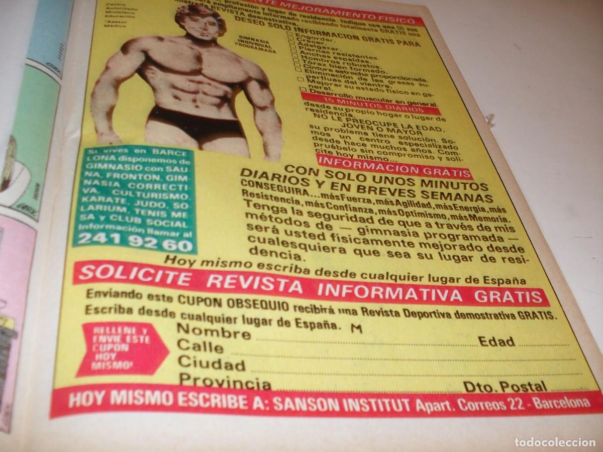 Tebeos: (REF.92),EN 6 PAGINAS PUBLICIDAD SANSON INSTITUTE+LOS SE&Ntilde;ORES DE ALCORCON,BRUGUERA,1980