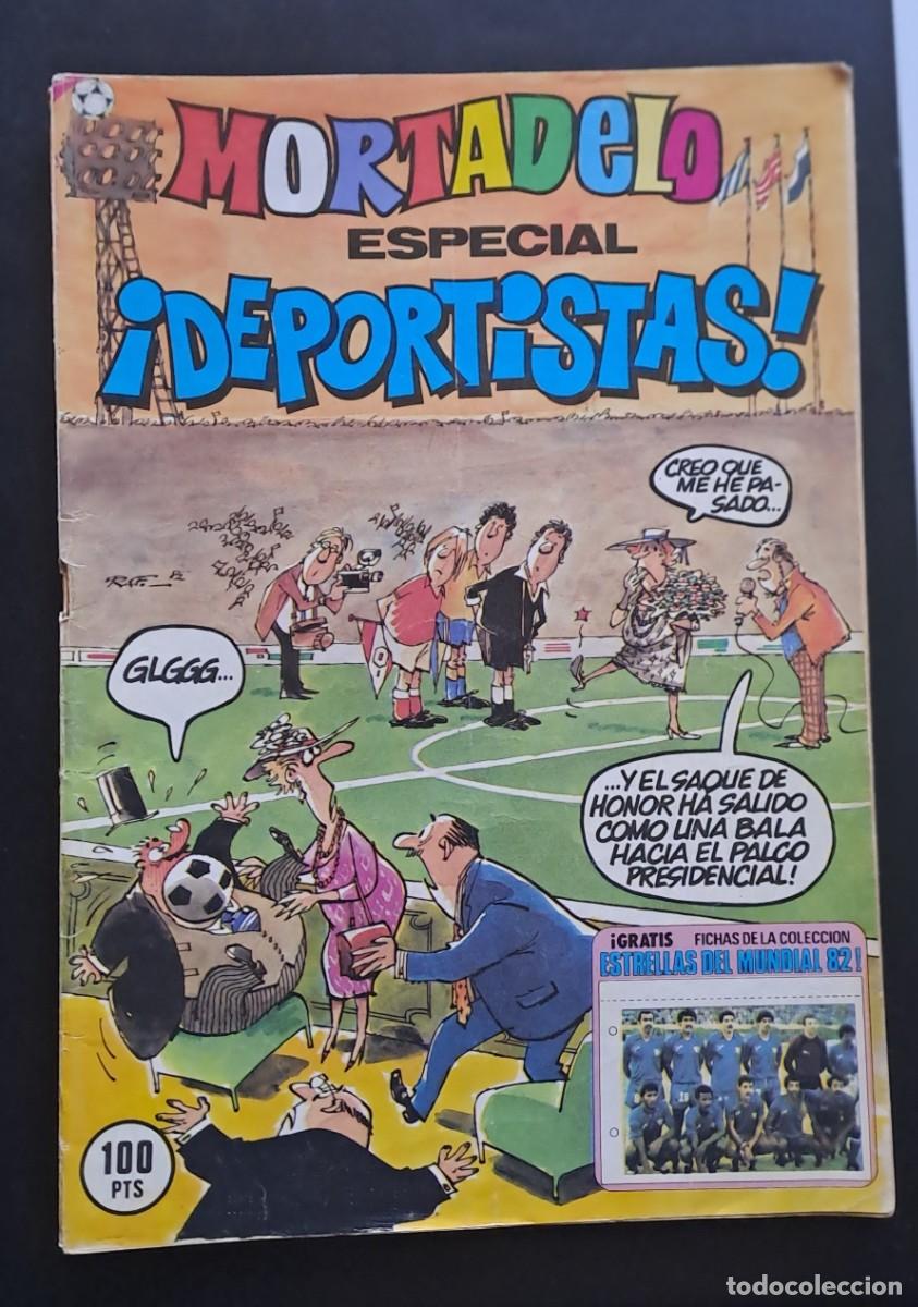 Tebeos: MORTADELO. ESPECIAL &iexcl;DEPORTISTAS! CONTIENE FICHAS. EDITORIAL BRUGUERA 1982