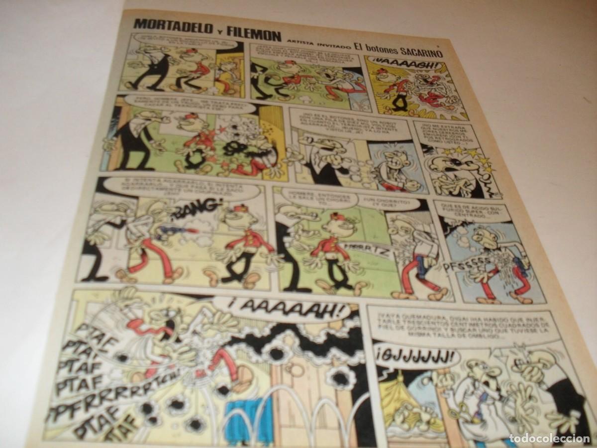 Tebeos: (REF.92),EN 6 PAGINAS TESTIGO DE CARGO,CON MORTADELO Y SACARINO,BRUGUERA,1984
