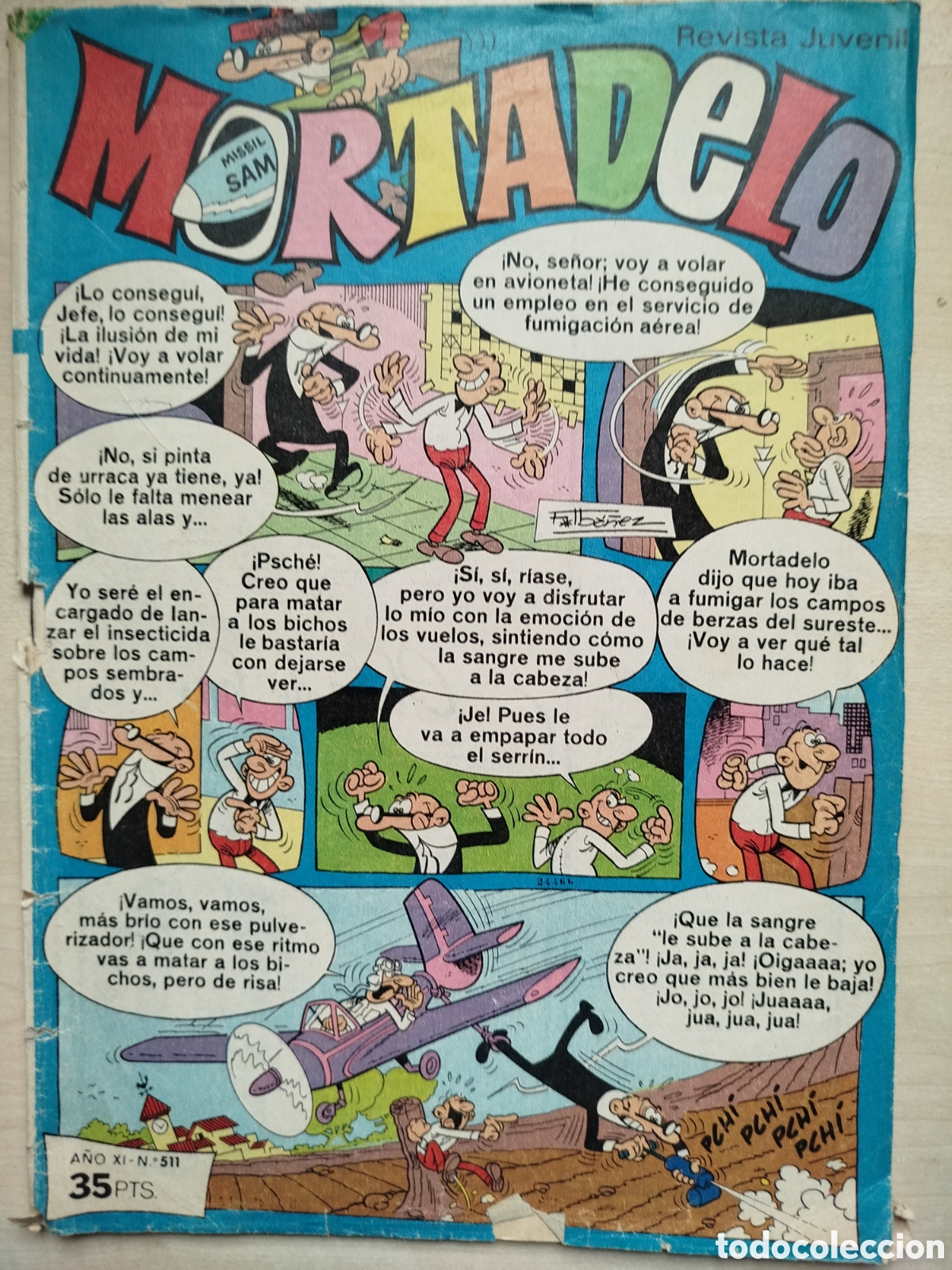 Tebeos: Mortadelo, a&ntilde;o XI, n&uacute;m. 511