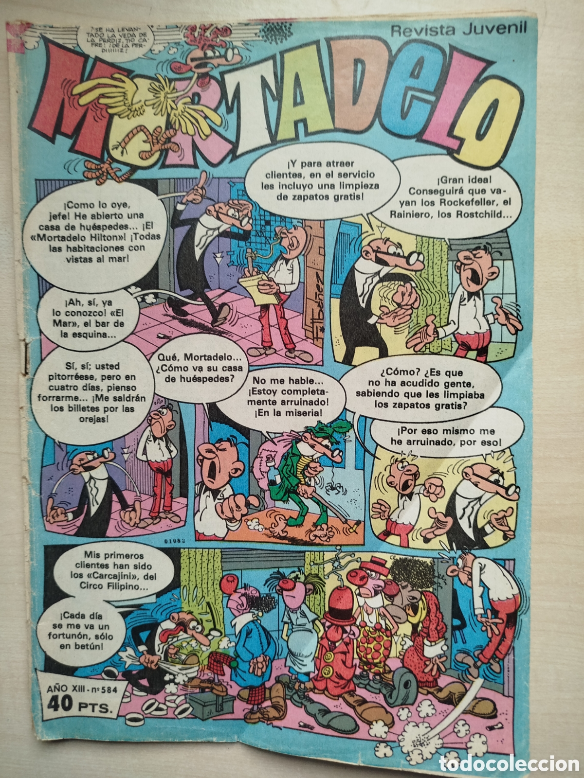 Tebeos: Mortadelo, a&ntilde;o XIII, n&uacute;m. 584