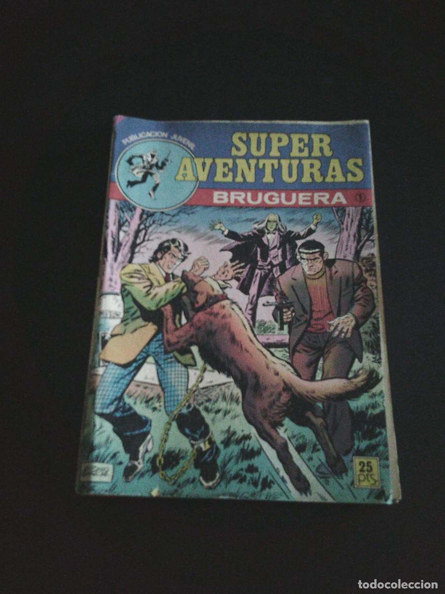 Tebeos: SUPER AVENTURAS - 8 NUMEROS - COLECCION COMPLETA - MUY BUEN ESTADO - BRUGUERA - CJ 216