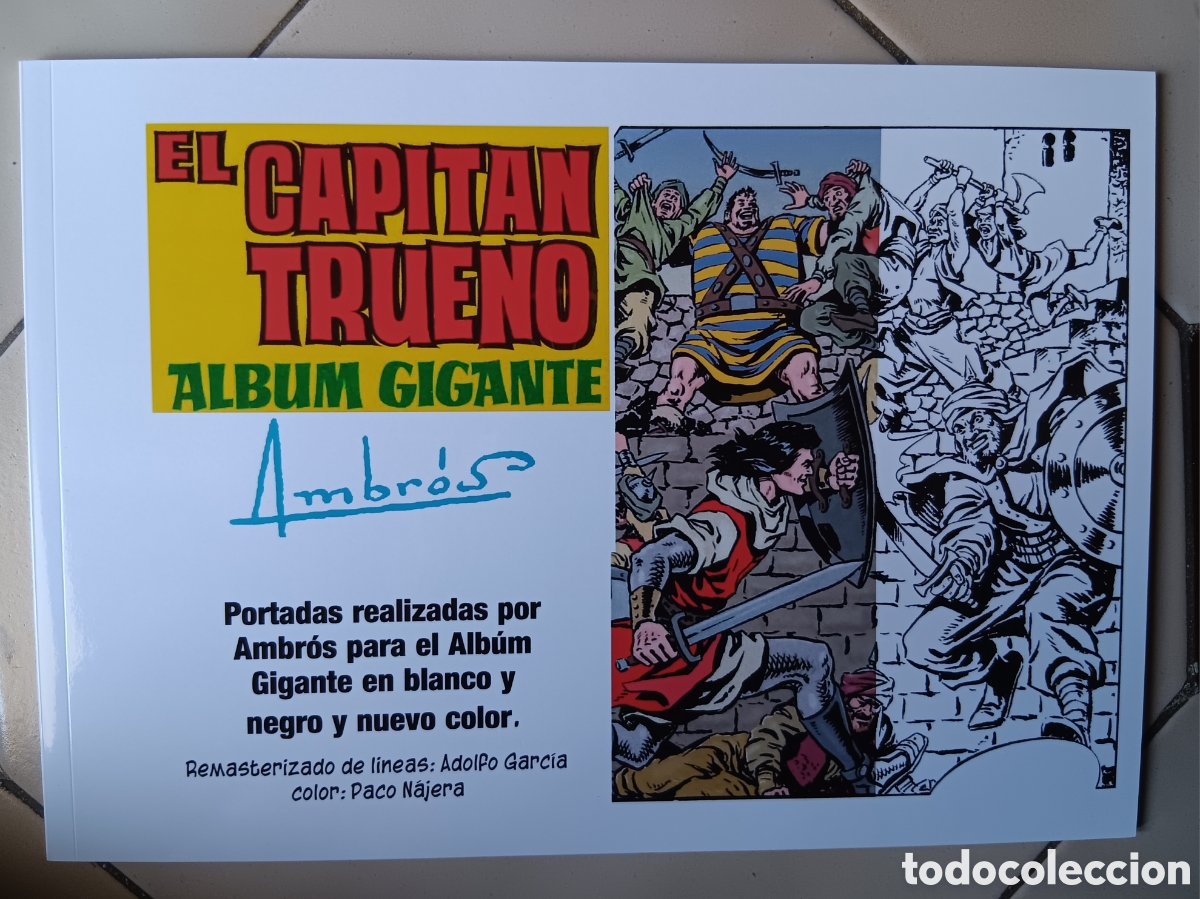 Tebeos: TEBEOS-COMICS GOYO ● CAPITAN TRUENO ● ALBUM GIGANTE ● EL ARTE DE AMBR&Oacute;S ● UU99 X0224 ●