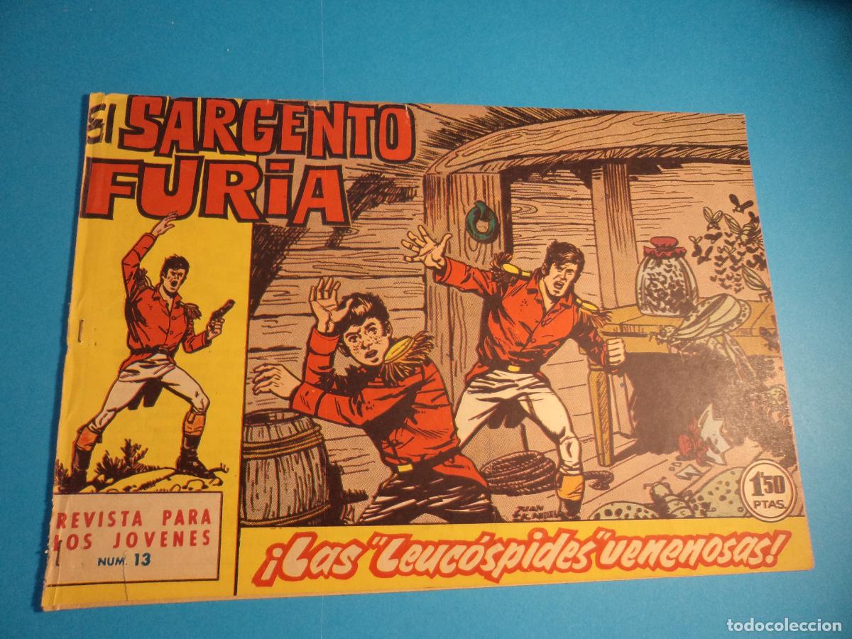 Tebeos: El Sargento Furia. N&ordm; 13. Bruguera. Es el de la foto. Procede de encuadernacion.