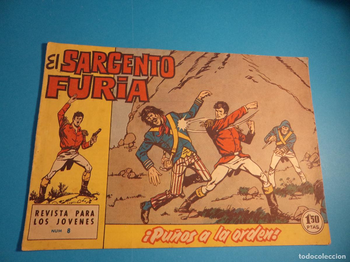 Tebeos: El Sargento Furia. N&ordm; 8. Bruguera. Es el de la foto.